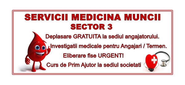 Servicii Medicina Muncii Sector 3